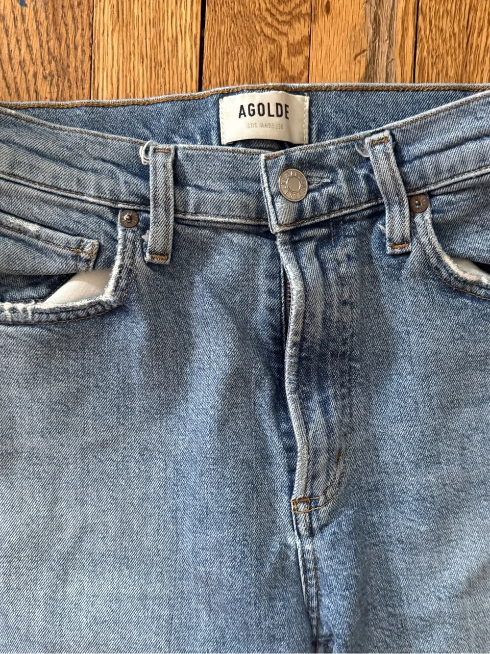 Agolde Wilder Straight Jeans - Size 25